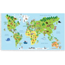 Mapa Mundi Infantil Des 56309