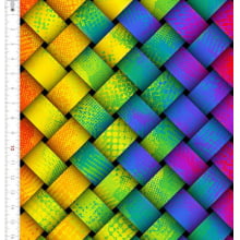 Tecido Sarja Impermeável Losangos Trançados Cores 9100E6713S