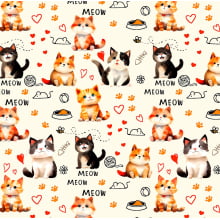 Gatos Meow 9100e10985 - Sintético Doll 50cm x 1,36mt