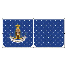 Necessarie Porta Moeda Nossa Senhora Fundo Azul Coração - Sintético Doll