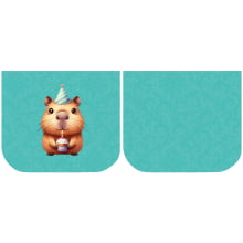 Necessarie Porta Moedas Capivara Aniversário - Sintético Doll