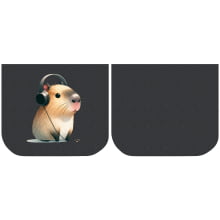 Necessarie Porta Moedas Capivara Fone de Ouvido - Sintético Doll