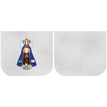 Necessarie Porta Moedas Nossa Senhora Fundo Cinza - Sintético Doll