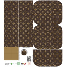 Painel Bolsa Baú Paris Marrom Painel Bolsa Baú Paris Marrom