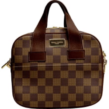 Painel Bolsa Baú Paris xadrez Marrom