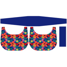 Painel Bolsa Canoa Flores de Verão
