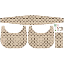 Painel Bolsa Canoa Paris Bege Painel Bolsa Canoa Paris Bege