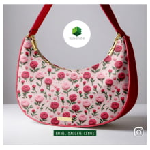 Painel Bolsa Canoa Rosas