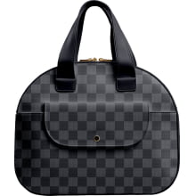 Painel Bolsa Maleta Paris Xadrez Cinza