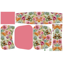Painel Bolsa Marilene Borboleta Floral