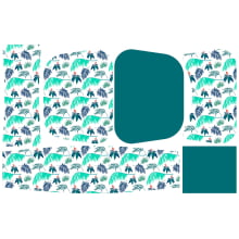 Painel Bolsa Marilene Folhas Verde Painel Bolsa Marilene Folhas Verde