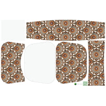 Painel Bolsa Marilene Mandalas - Branco