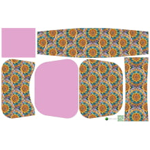 Painel Bolsa Marilene Mandalas - Rosa