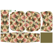 Painel Bolsa Marilene Marmore Floral