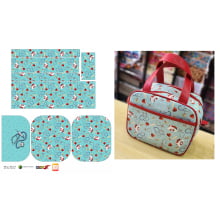 Painel Bolsa Medicina Ziper Duplo - Ponto X Tecidos Doll Estampado