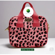 Painel Bolsa Baú Onça Rosa