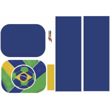 Painel Estojo com Alça Brasil - Sintético Doll