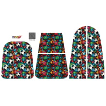 Painel Mochila 2 Bolsos Estampa Futebol - Sintético Doll