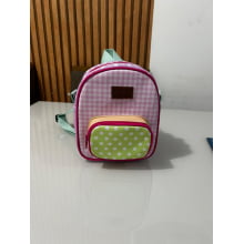 Painel Mochila Mini Bolsos Laterais Preto e Branco - Ponto X Tecidos Doll Estampado