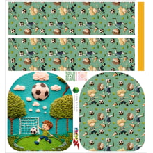 Painel Mochila Mini Futebol - Dzen Sintético Doll Estampado