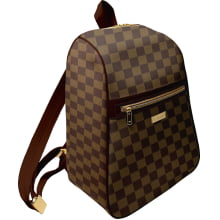 Painel Mochila Paris Xadrez Marrom