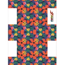 Painel Necessarie Flor de Verão - Sintético Doll