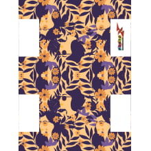 Painel Necessarie Flores Rosto - Sintético Doll
