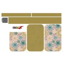 Painel Porta Celular Mandala Musgo - Sintético Doll Painel Porta Celular Mandala Musgo - Sintético Doll