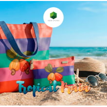 Painel Sintético Doll Kit Praia Color Caju