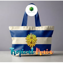 Painel Sintético Doll Kit Praia Marinho Banana