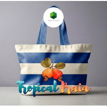 Painel Sintético Doll Kit Praia Marinho Caju