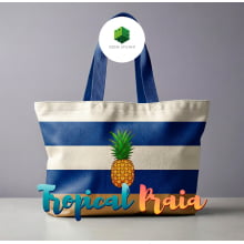 Painel Sintético Doll Kit Praia Marinho e Bege Abacaxi