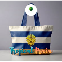 Painel Sintético Doll Kit Praia Marinho e Bege Banana