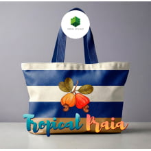 Painel Sintético Doll Kit Praia Marinho e Bege Caju