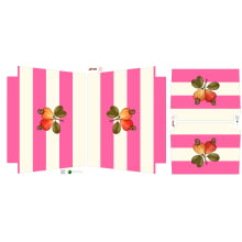 Painel Sintético Doll Kit Praia Rosa Caju