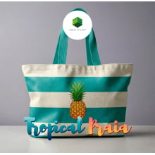 Painel Sintético Doll Kit Praia Verde Abacaxi