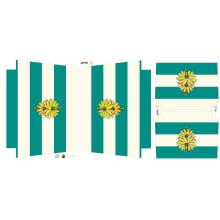 Painel Sintético Doll Kit Praia Verde Banana Painel Sintético Doll Kit Praia Verde Banana