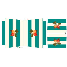 Painel Sintético Doll Kit Praia Verde Caju