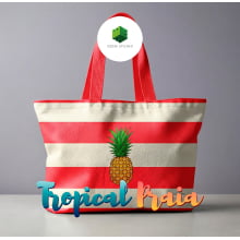 Painel Sintético Doll Kit Praia Vermelho Abacaxi