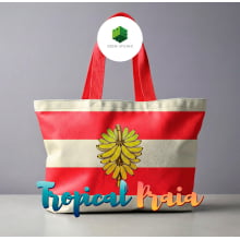 Painel Sintético Doll Kit Praia Vermelho Banana