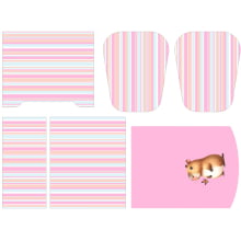 Painel Sintético Doll Lancheira Capivara Borboleta