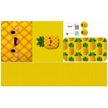 Painel Sintético Doll Lancheira Cute Fruit Abacaxi