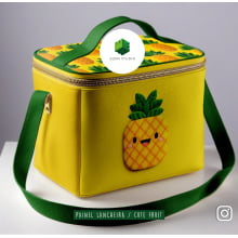 Painel Sintético Doll Lancheira Cute Fruit Abacaxi