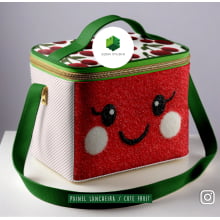 Painel Sintético Doll Lancheira Cute Fruit Cereja