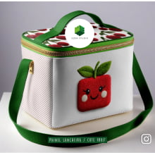 Painel Sintético Doll Lancheira Cute Fruit Cereja