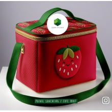 Painel Sintético Doll Lancheira Cute Fruit Morango