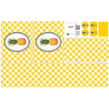 Painel Sintético Doll Lancheira Fruit Amarelo Abacaxi Painel Sintético Doll Lancheira Fruit Amarelo Abacaxi