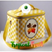 Painel Sintético Doll Lancheira Fruit Amarelo Caju