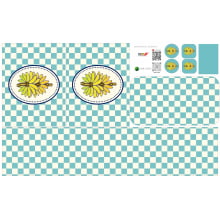 Painel Sintético Doll Lancheira Fruit Azul Banana Painel Sintético Doll Lancheira Fruit Azul Banana