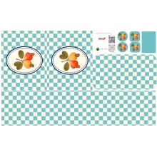 Painel Sintético Doll Lancheira Fruit Azul Caju